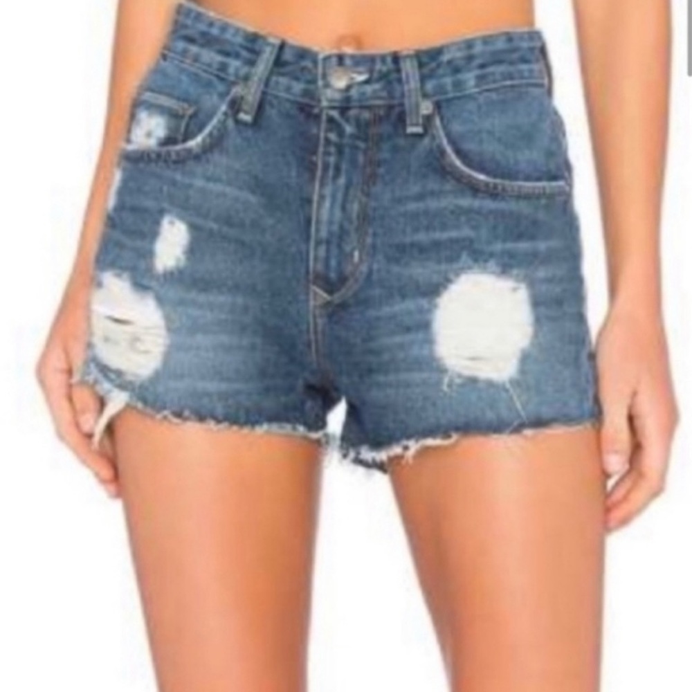 Lovers And Friends Jack High Waisted Denim Shorts